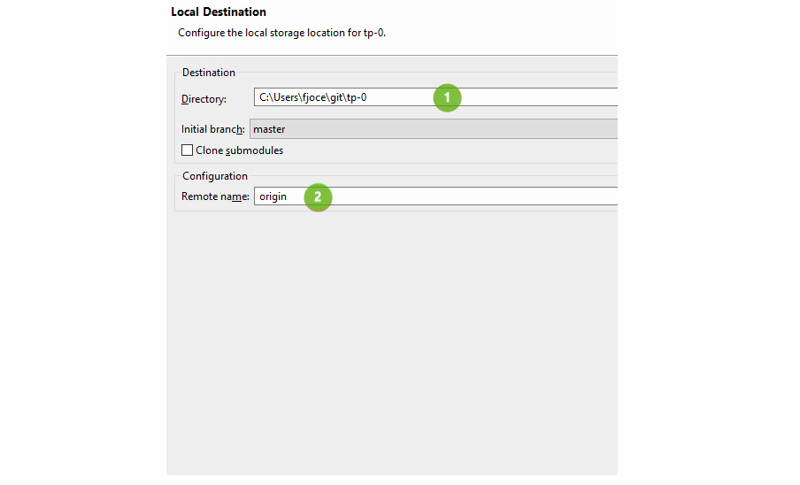 Importer un projet depuis Github ou Gitlab via Eclipse en mode HTTPS