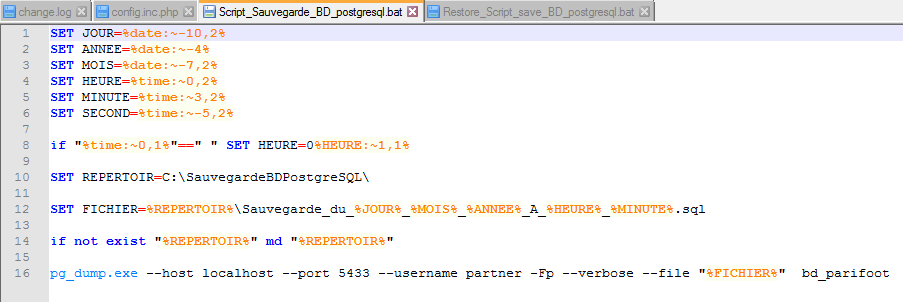 Sauvegarder automatiquement une base de données avec l’outil pg_dump